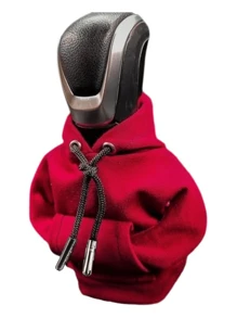 Gear Shift Hoodie, Universal Car Shift Knob Cover, Mini Hoodie For Car Shifter, Automotive Interior Cute Gadgets, Car Accessories And Decorations