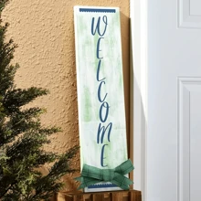 4/2/1 Confezioni di pannelli in legno (15x58 cm), spessi 2,1 cm, adatti per pittura, DIY, artigianato, tavolette profonde, insegne di legno bianche per pareti, casa, ufficio, scuola - Albicocca - Visualizzare 7