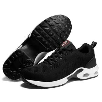 Zapatos de seguridad tipo zapatillas para mujeres, ligeros y cómodos, con suela antideslizante, amortiguación y a prueba de perforaciones. Zapatos irrompibles.