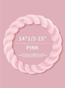 Vỏ bọc vô lăng xe hơi mềm mại, ấm áp cho nữ, phụ kiện ô tô lông thú vừa vặn với xe 14,5-15 inch, xe mui kín, thông dụng, chống trượt, kích thước tiêu chuẩn - Hồng - Xem 3