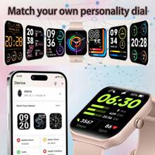 Faweio Smart Watch, Bluetooth 5.3 Answer/Make Call, Alexa Built In, 1.95" Fitness Tracker With Heart Rate SpO2 Sleep Monitor, Smart Watches For Men Women IPhone Android Compatible IP68 Waterproof - Pink - View 2