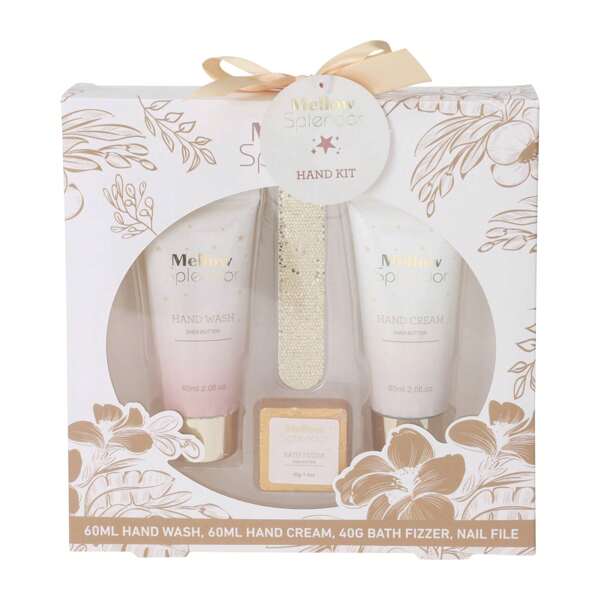 Well Home Juego para el cuidado de las manos Con un tubo de lavado de manos de 60ml para limpiar las manos de forma efectiva.
Una crema de manos del mismo tamaño para hidratarlas y protegerlas, un efervescente de baño de 40gr para mimar y relajar las manos y un limpiador de uñas para mantenerlas impecables. 
Perfecto para usar en casa o llevar contigo a donde vayas.. Envío gratis en 24/72h