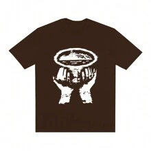 Unisex Streetwear T-Shirt CORTEIZ MAOS Shirt - Óxido marrón - Ver 2