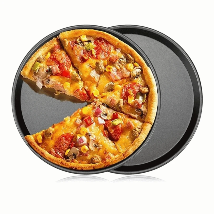 Set Of 2 Non-Stick Pizza Baking Tray Molds - 26 cm - View 1