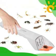 1 pieza Capturador de insectos manual, herramienta para atrapar arañas, abejas y bichos