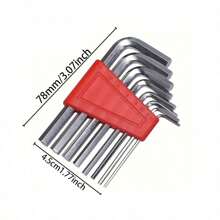 8 Pieces Allen Wrench Set - Metric And Imperial Sizes, L-Shaped Tools For Easy Pocket Carrying - Perfect For Outdoor Recreation/Bike Screw Camera And More