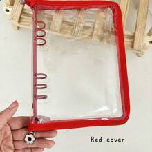 Vỏ khóa kéo kim loại Maccaron hình vòng A5, 10 chiếc túi có tay áo 1/2/4, Bộ sưu tập sách DIY - Nhiều màu - Xem 9