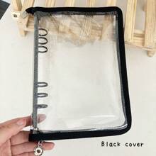 Vỏ khóa kéo kim loại Maccaron hình vòng A5, 10 chiếc túi có tay áo 1/2/4, Bộ sưu tập sách DIY - Nhiều màu - Xem 8