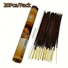 20pcs/Box Incense Stick, Air Refreshing Meditation Fragrance For Spiritual Healing, Meditation And Stress Relief, Energy Cleaning, For House Cleaning, Meditation, Yoga, Negative Energy Cleaning Aromatherapy Stick-Room Decorations, Holiday Gifts
