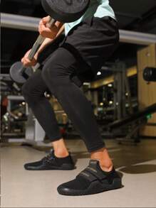 Indoor Soft Sole Fitness Shoes, Deep Squat, Deadlift, Jump Rope, Competition Sports, Women Barefoot Yoga Anti-Slip Cross Training Sneakers, Flat Bottom, Autumn/Winter