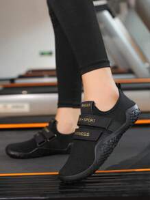 Indoor Soft Sole Fitness Shoes, Deep Squat, Deadlift, Jump Rope, Competition Sports, Women Barefoot Yoga Anti-Slip Cross Training Sneakers, Flat Bottom, Autumn/Winter