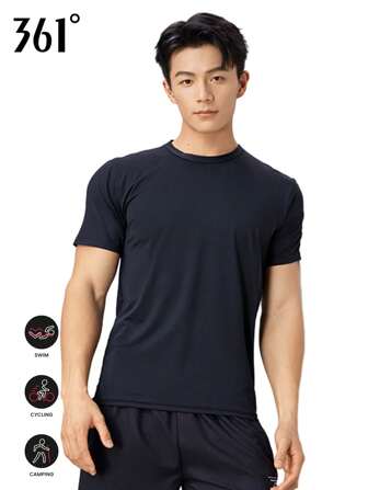 361degree 361 Active/Sports/Beach Top For Men,Elastic,Mesh Fabric,Quick Dry,Swimming,Gym,Daily Wearing,One Or Two Size Larger Is More Recommended