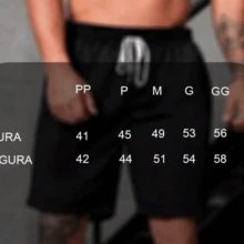 Top 9 Bermuda Style Sweat Shorts With Elastic Waistband And Side Pockets. - 黑色 - 查看 8