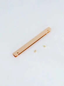 Phụ kiện phần cứng túi DIY: Khóa thanh thẳng - Vàng - Xem 5
