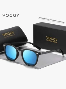VOGGY 時尚極簡復古金屬 UV400 偏光太陽眼鏡，男女通用，適合運動、開車、戶外騎行、釣魚、度假旅行、派對裝飾道具禮物 - 彩色 - 查看 12
