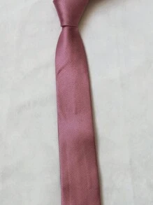 Casual Men's Ties, Perfect For Gifting To Friends(5.5cm) - 乾枯玫瑰色 - 查看 3