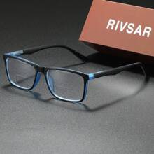 RIVSAR bifocale leesbril voor mannen en vrouwen, nieuwe klassieke vierkante stijl met kleurblokontwerp, geschikt voor lezen, zakelijk, dagelijks gebruik, unisex presbyope bril, vierkant frame met veerscharnier, geschikt voor antislipsport, anti-blauwlichtcomputergebruik, comfortabel lezen, anti-vermoeidheid van de ogen, draagbaar ontwerp past bij verschillende gezichtsvormen, zwart, grijs, 7 dioptrie-opties, geweldig cadeau voor ouders, vakantiecadeau, geschenkdoosverpakking