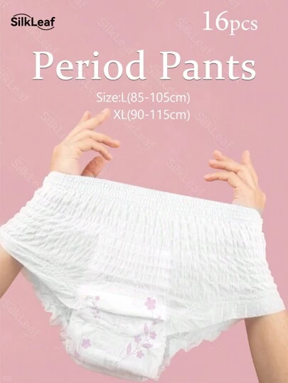 2/16pcs Pack, Sanitary Napkins, Overnight Pads, L/XL Size, Ultra-Thin & Breathable, Dry & Comfortable, Suitable For Postpartum Women, Period Underwear, Panty Liners, Period Panties, Leak-Proof Nighttime Protection
