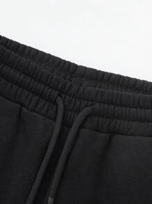 Balabala Tween Girls Thermal Lined Floral Joggers Comfortable And Stylish For Winter 2024 - Black - View 6