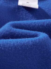 2件套男童电子游戏印花保暖连体衣卫衣和运动裤套装 - 藍色 - 查看 5