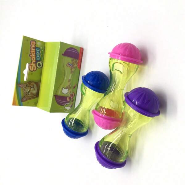 Bone Shaped Pet Cat Toy Interactive Slow Feeding Device For Fun Play Tooth Grinding And Food Leakage Easy To Clean Design