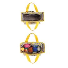 1 túi tote len cỡ lớn, túi đeo chéo sức chứa cực lớn được nâng cấp, túi đeo vai đựng len móc - Nhiều màu - Xem 7