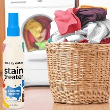 Miss Mouth's Messy Eater Stain Treater Spray - 4oz Stain Remover - Newborn & Baby Essentials - No Dry Cleaning Food, Grease, Coffee Off Laundry, Underwear, Fabric