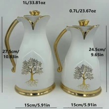zhouxi 2 ensembles de cafetière isotherme - Cafetière portable à vide isolée pour restaurant, bureau et usage extérieur Retour à l'école
