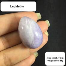 Worry Stones Egg Rock Crystal Gemstone Polished Mineral Rock Egg Stones Pocket Palm Chakra Eggs Crystal For Anxiety Relief Meditation Reiki Balancing Easter Decor Gifts Birthday Graduation - Multicolor - View 24
