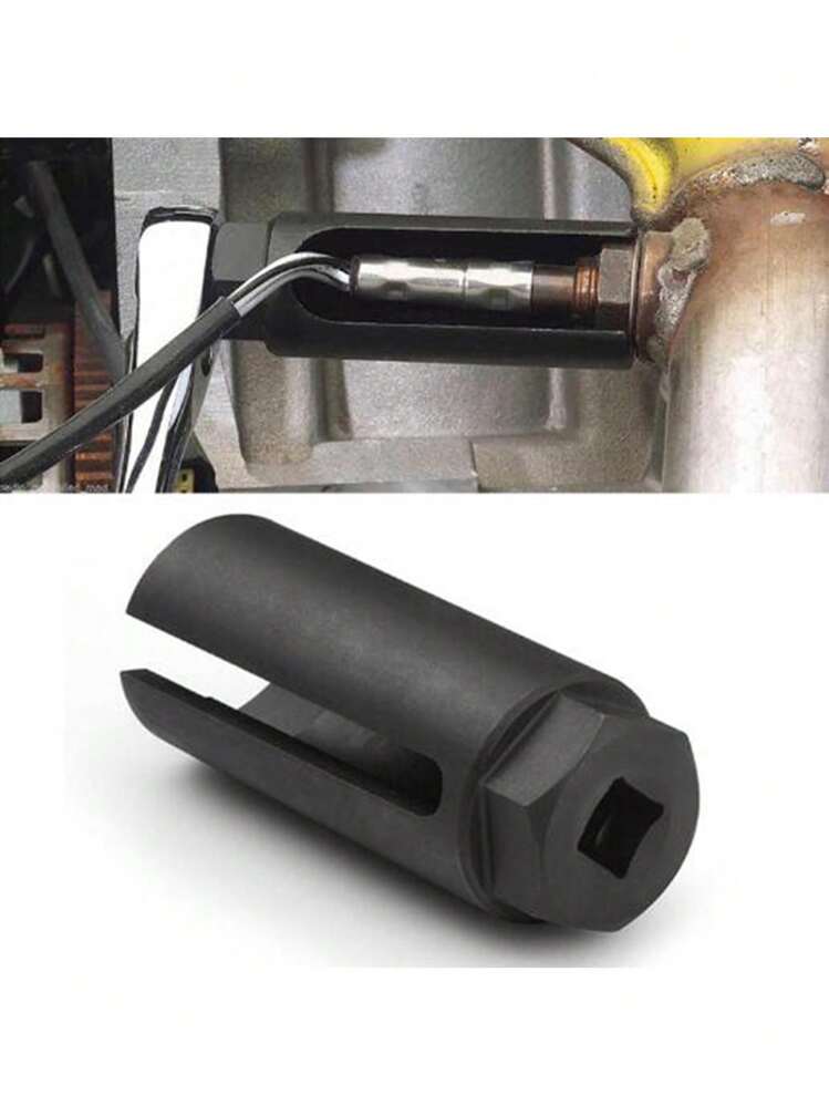 Dado de 3/8" de accionamiento x 7/8" (22mm) para sensor de oxígeno con ranura lateral, adecuado para la extracción e instalación del sensor de oxígeno en todos los vehículos, dado de sensor de oxígeno con desplazamiento, herramienta para hombres - Multicolor - Añade 4