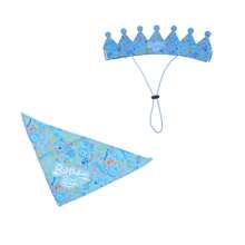 3 件/1 套完整宠物生日派对套装 - 节日狗帽、头巾和横幅套装，适合从小型到大型犬种 - 可机洗涤纶 - 彩色 - 查看 12