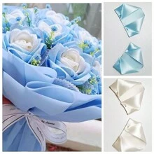 100Pcs Handcrafted Silk Rose Petals Half-Finished Pieces-Perfect For DIY Eternal Rose Forever Flowers Bouquets Everlasting Floral -Save On Craftsmanship Cost,Easy Assembly,Reduce Repetitive Work,Streamline Your Floral Creations With Ease And Efficiency, Back To School Valentine Day