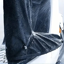 Capas de sapato impermeáveis, capas de sapato antiderrapantes para chuva, capas altas para botas de chuva para ciclismo ao ar livre