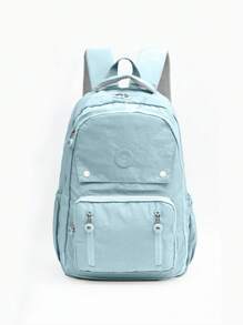 Women's Waterproof Generator Style Backpack W7015 - 淺藍色 - 查看 1