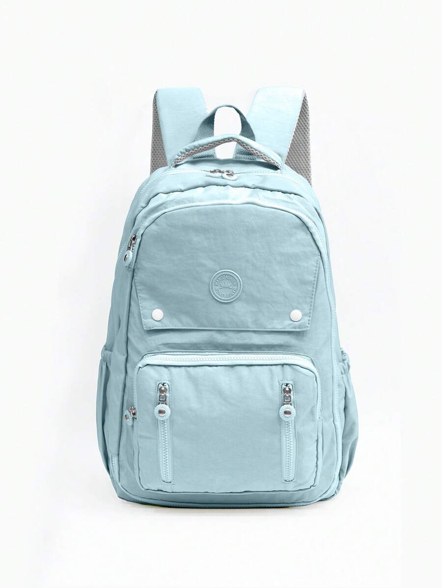 Women's Waterproof Generator Style Backpack W7015 - 淺藍色 - 查看 1