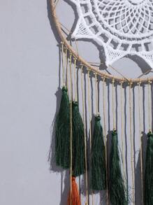 1 chiếc đồ trang trí treo tường dệt thủ công, kiểu Boho, có tua rua, dùng để trang trí nhà cửa, căn hộ, thích hợp làm quà tân gia, phòng tập yoga/thiền, không gian tâm linh, trang trí nhà cửa, trang trí phòng ngủ, quà sinh nhật/tốt nghiệp. - Nhiều màu - Xem 4