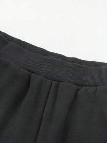 Balabala Pantalones jogger para niñas, pantalones holgados y cálidos de forro polar para otoño/invierno 2024