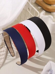 1pc Simple Solid Color Headband, Casual & Versatile, Suitable For Daily Life, Campus, Outdoor Activities For Girls - Multicolor - View 5