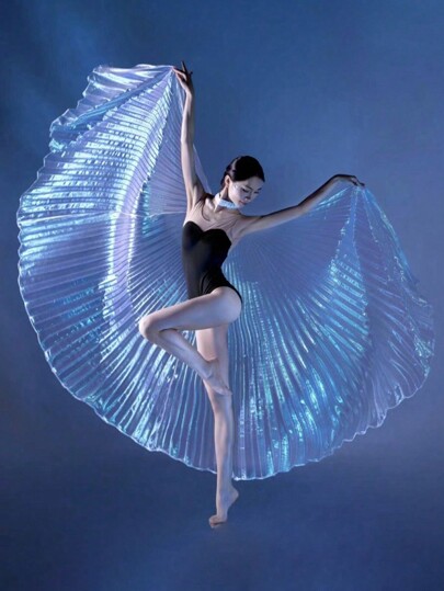 1pc Belly Dance Wings Prop, Adult Dance Stage Performance Costume Accessory