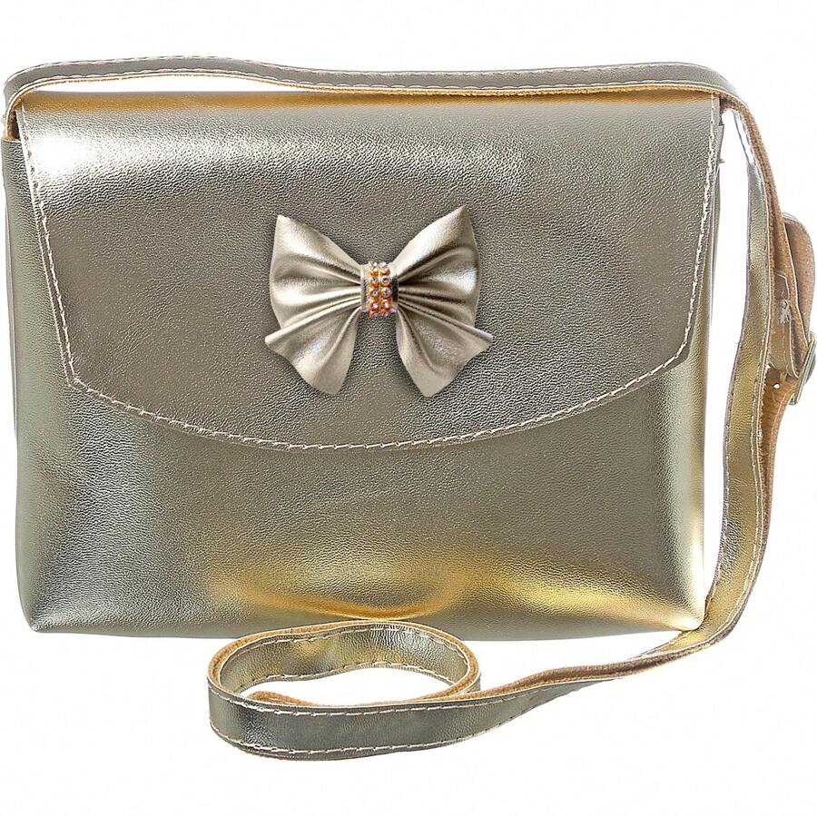 My ToT Social Bag With Bow - 金色 - 查看 1