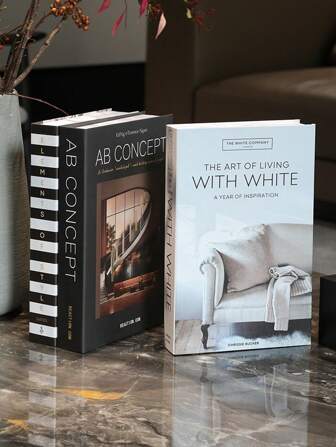 1 件/3 件/6 件套时尚家居装饰仿书，豪华装饰书，客厅装饰，家居装饰，咖啡桌书籍，现代时尚装饰书，可堆叠展示书，酒店装饰，礼品