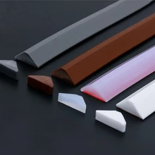 1条硅胶浴室地板密封条，可折叠淋浴门槛防水挡板，淋浴隔离和干湿分离自粘密封条浴室配件浴室工具 - 彩色 - 查看 1