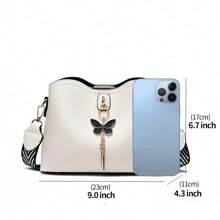 Small Crossbody Bags For Women Fashion Purses For Teenage Girls Lightweight Handbags Shoulder Bag - 米色 - 查看 2