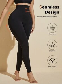 Compressielegging voor dames, yogabroek, buttlifting, naadloze hoge taille, buikcontrole, elastische shapewear