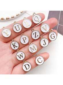26 Letters Charm Accessories ,Cup Accessories Set Includes Name ID Letter Handle Charm For Cup Tumbler 30 40oz,Round Shape With Leaves Decor Initial Identification Charms,Cloud-Shaped Straw Cover Cute Soft Glue Colorful Straw Plug Cap