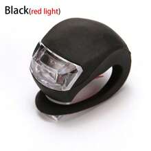 1pc 5ª geração de silicone sapo luz de bicicleta, luz frontal LED para ciclismo noite passeio aviso luz de segurança, acessórios de bicicleta