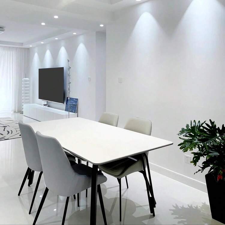 1 Cuộn Giấy Dán Tường Màu Trắng Đậm, Kích Thước: 15.7in X 196.8in/118.1in/39.3in, Bề Mặt PVC Mờ, Dày Chống Thấm Nước, Dễ Lau Chặt, Có Thể Tháo Gỡ, Thích Hợp Cho Phòng Ngủ, Phòng Khách, Tường Khách sạn, Trang Trí Nhà Cửa, Mặt Bàn Bếp, Đồ Dùng Bàn Ăn, Trang Trí Nội Thất. Tự Lắp Đặt, Dễ Dán Và Tháo Gỡ. Giấy Dán Trang Trí, Có Thể Bóc Trên Tấm Tường, Giấy Dán Tường, Trang Trí Mùa Xuân, Làm Mới Nhà Cửa, Giấy Dán Trang Trí Ngày Lễ, Quà Tặng Sinh Nhật Tốt Nghiệp. - trắng - Xem 3