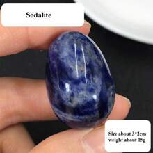 Worry Stones Egg Rock Crystal Gemstone Polished Mineral Rock Egg Stones Pocket Palm Chakra Eggs Crystal For Anxiety Relief Meditation Reiki Balancing Easter Decor Gifts Birthday Graduation - Multicolor - View 33