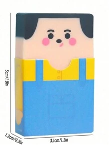 随机光头创意橡皮擦 卡通独特趣味橡皮擦 趣味学生文具 通宵达旦光头造型橡皮擦 学生礼物奖品