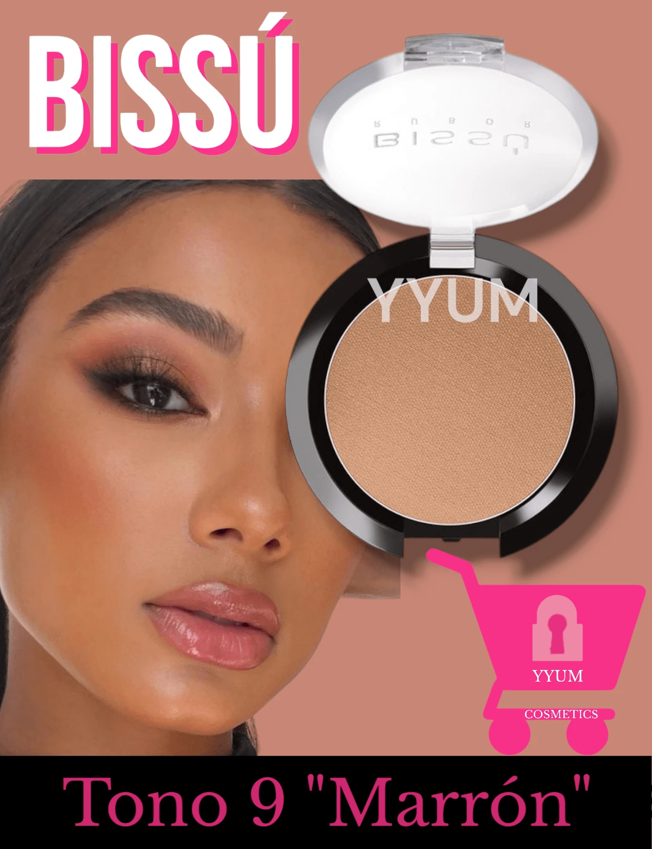 Rubor Bissú profesional Original colorote polvo blush